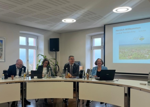 Landrat Torsten Erny auf Gemeindebesuch in Lauf