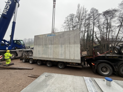 Baustelleninformation Regenüberlaufbecken im Aspich