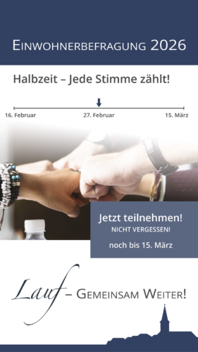 Einwohnerumfrage – Machen Sie noch mit!