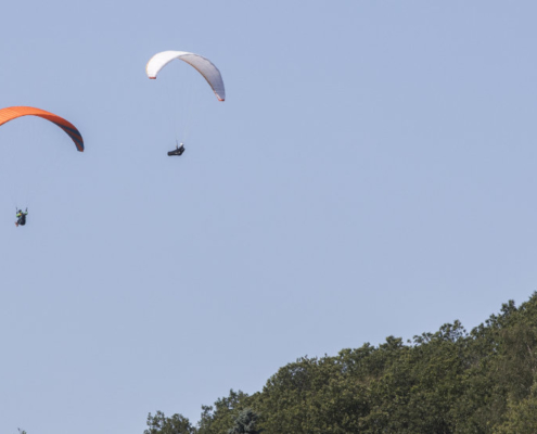 Foto: Drachenflieger/Paraglider am Himmel